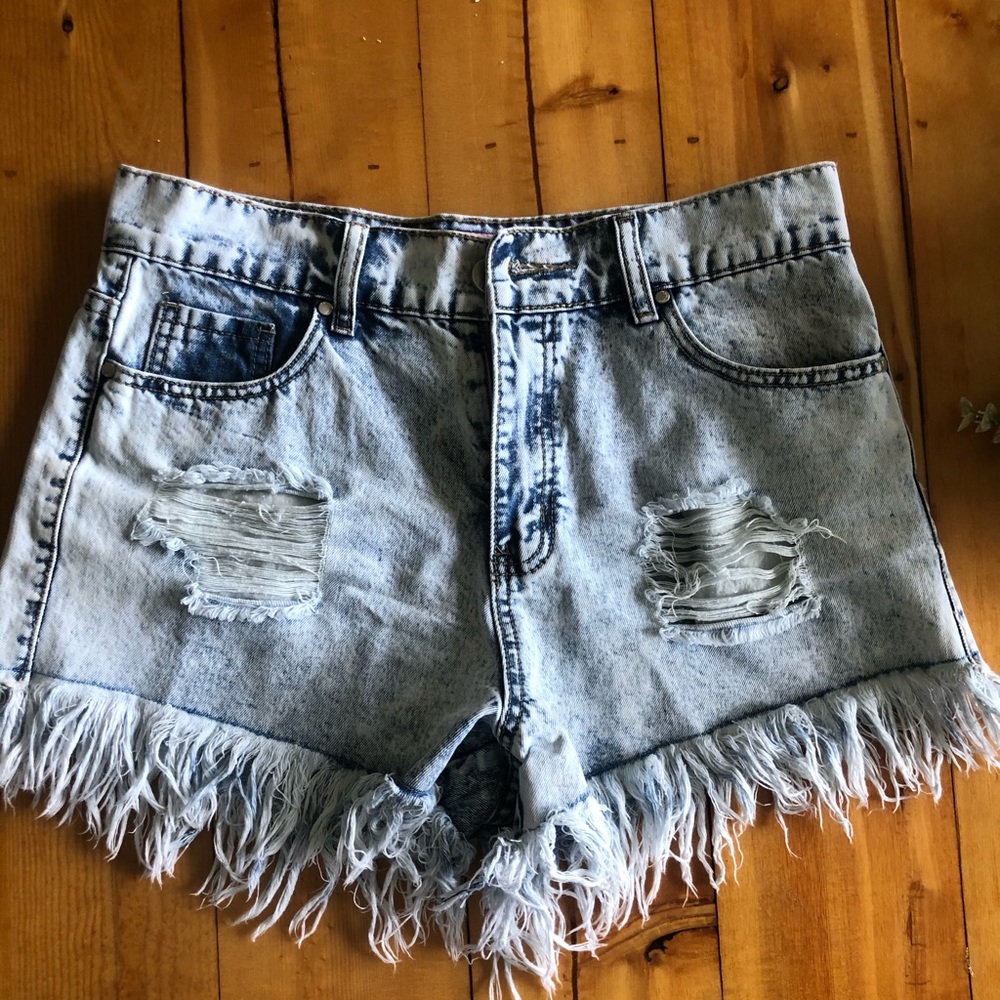 High waist shorts